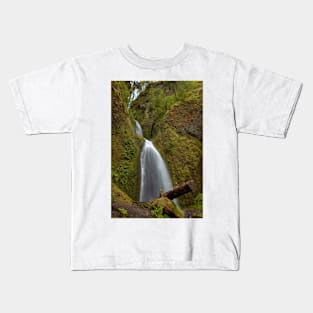 Wahkeena Falls - 1 © Kids T-Shirt